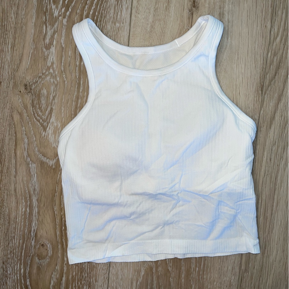 Lululemon Ebb to Street Crop Racerback Tank Size 6